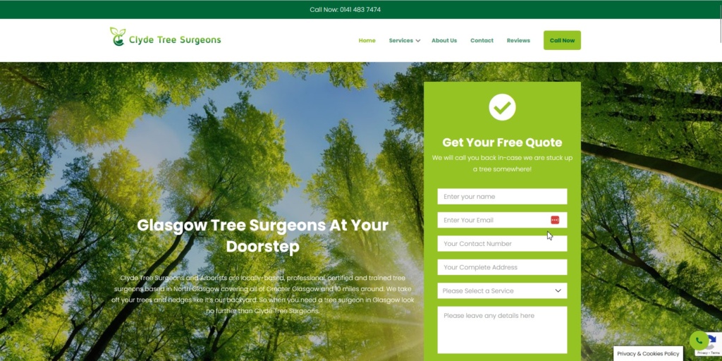 clyde tree surgeons hero